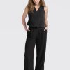 YAYA - Nohavice Washed black - washed black