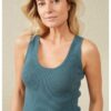 YAYA - Tielko s rib vzorom Hydro blue - hydro blue