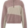 YAYA - Pulóver so zipsom Deauville mauve pink dessin - deauville mauve pink dessin