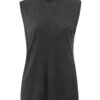 YAYA - Polorolák bez rukávov Anthracite melange - anthracite melange