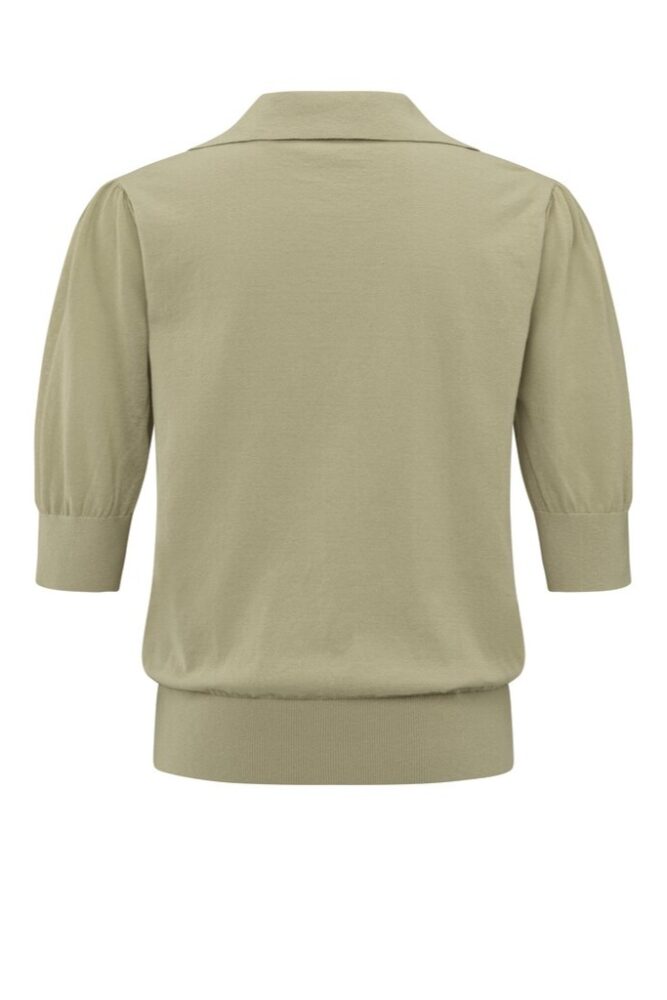 YAYA - Pulóvrik Polo Soft green - soft green