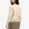 YAYA - Pulóver s gombíčkami vzadu Yellow sand beige melange - yellow sand beige melange
