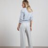 YAYA - Sveter krátky s gombíčkami Pearl blue - pearl blue