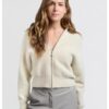 YAYA - Sveter so zipsom Off white melange - off white melange