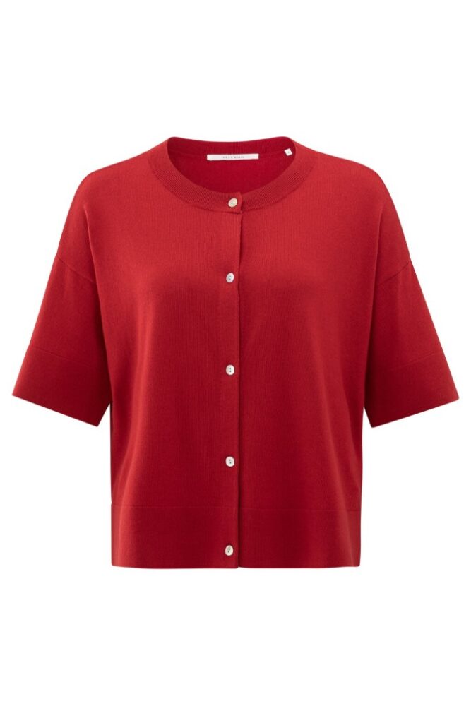 YAYA - Sveter oversized Scarlet sage red - scarlet sage red