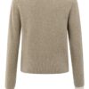 YAYA - Sveter s kontrastným detailom Sand beige melange - sand beige melange