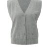YAYA - Vesta s asymetrickým zapínaním Medium grey melange - medium grey melange