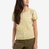 YAYA - Sveter s krátkym rukávom Pale olive green - pale olive green