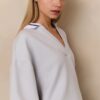 YAYA - Mikina s límcom Light grey - light grey