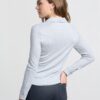 YAYA - Košeľa džerzejová Sky grey melange - sky grey melange