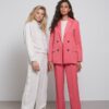 YAYA - Nohavice s rovným strihom Party punch pink - party punch pink