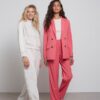 YAYA - Nohavice s rovným strihom Party punch pink - party punch pink