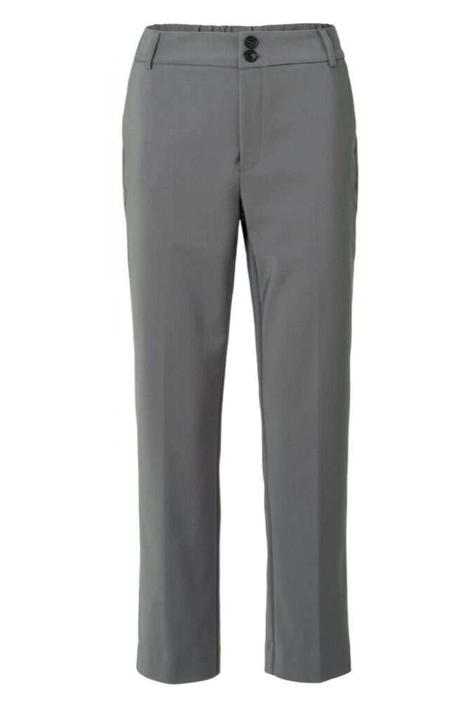 YAYA - Nohavice chino rovné Magnet grey - magnet grey