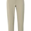 YAYA - Nohavice rovné s elastickým pásom Sand beige - sand beige