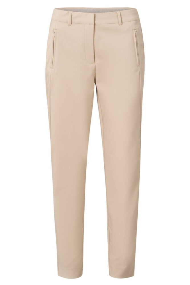 YAYA - Nohavice rovné White pepper beige - white pepper beige