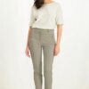 YAYA - Nohavice rovné Winter twig beige - winter twig beige