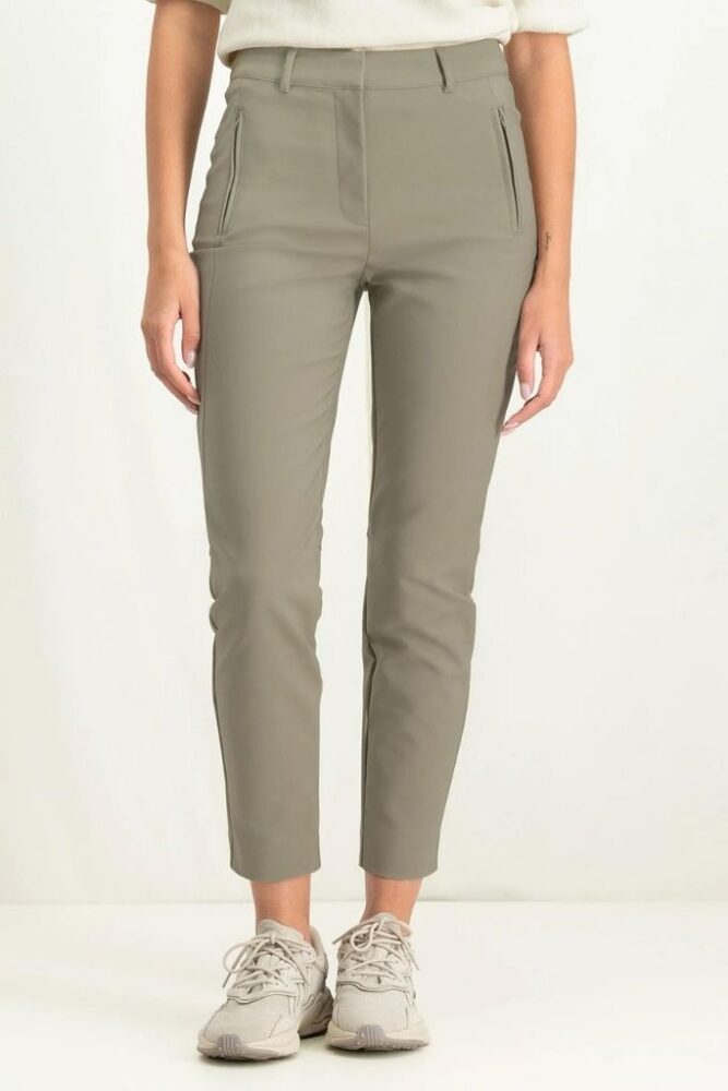 YAYA - Nohavice rovné Winter twig beige - winter twig beige