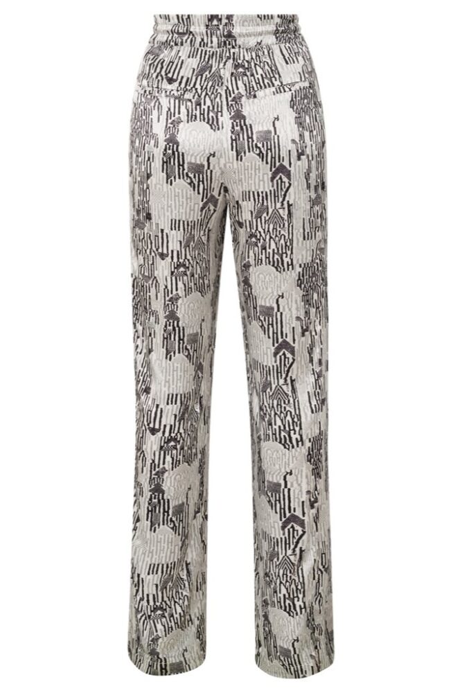 YAYA - Nohavice voľné Moonstruck grey dessin - moonstruck grey dessin
