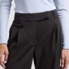 YAYA - Nohavice široké Anthracite melange - anthracite melange