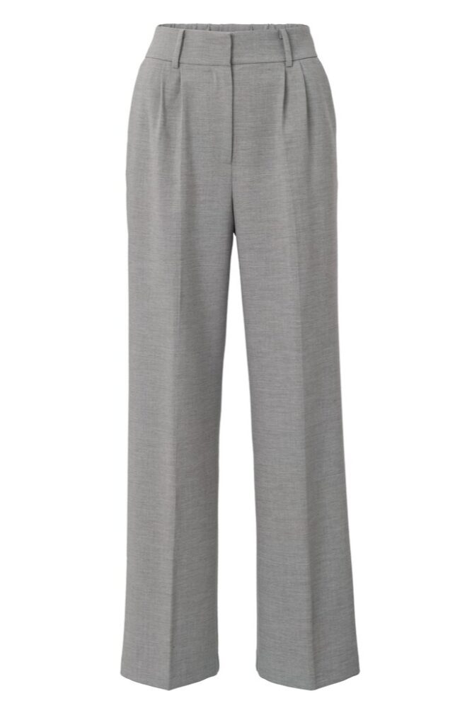 YAYA - Nohavice široké Light grey melange - light grey melange