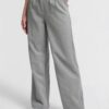 YAYA - Nohavice široké Light grey melange - light grey melange