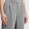 YAYA - Nohavice široké Light grey melange - light grey melange