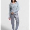 YAYA - Nohavice saténové Light metal grey - light metal grey