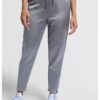 YAYA - Nohavice saténové Light metal grey - light metal grey