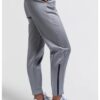 YAYA - Nohavice saténové Light metal grey - light metal grey