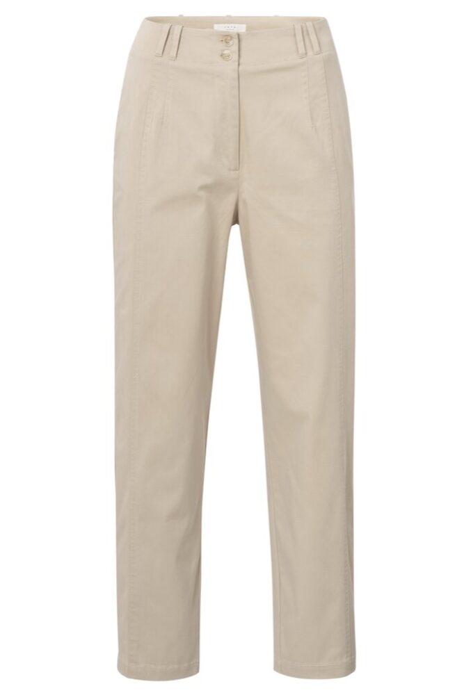 YAYA - Nohavice rovné Humus beige - humus beige