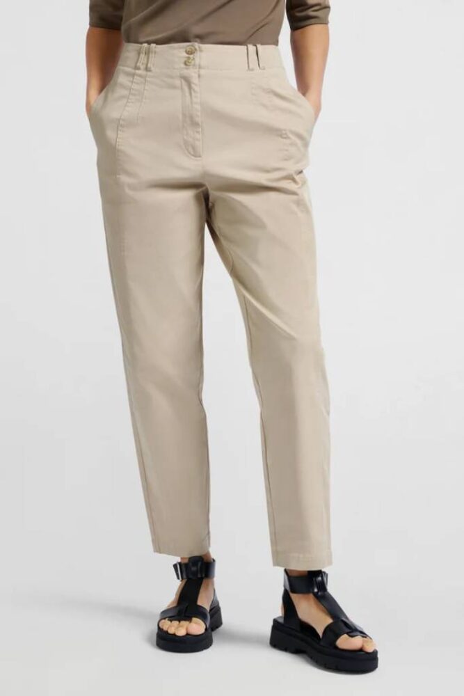 YAYA - Nohavice rovné Humus beige - humus beige
