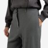 YAYA - Nohavice Black oyster melange - black oyster melange