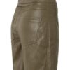 YAYA - Nohavice s vegánskej kože Capers brownish green - capers brownish green