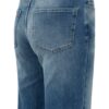 YAYA - Nohavice denim s manžetou Blue denim - blue denim