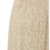 YAYA - Sukňa midi s rozparkom Straw yellow design - straw yellow design