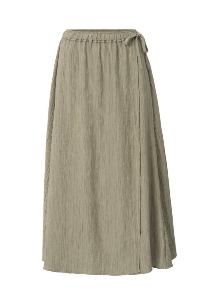 YAYA - Sukňa midi Seneca rock beige - seneca rock beige