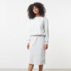 YAYA - Sukňa midi džerzejová Mid grey melange - mid grey melange