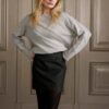 YAYA - Sukňa mini Anthracite melange - anthracite melange