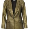 YAYA - Sako metalické Dark gold - dark gold
