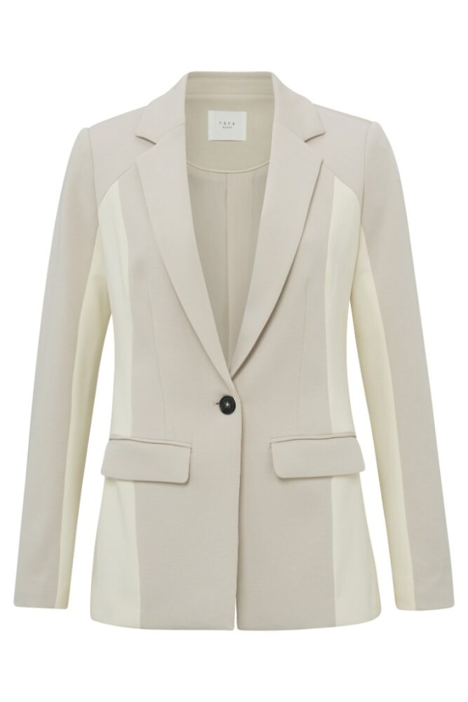 YAYA - Sako scuba Silver lining beige - silver lining beige