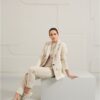 YAYA - Sako scuba Silver lining beige - silver lining beige