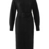 YAYA - Šaty pletenné Black - black