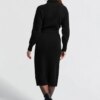 YAYA - Šaty pletenné Black - black