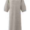 YAYA - Šaty pletené Brownish grey - brownish grey