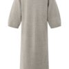 YAYA - Šaty pletené Brownish grey - brownish grey