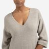 YAYA - Šaty pletené Brownish grey - brownish grey