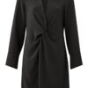 YAYA - Šaty s uzlom Black - black