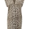 YAYA - Šaty s leo potlacou Milk brown dessin - milk brown dessin
