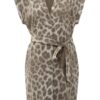 YAYA - Šaty s leo potlacou Milk brown dessin - milk brown dessin