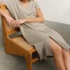 YAYA - Šaty voľné Seneca rock beige - seneca rock beige